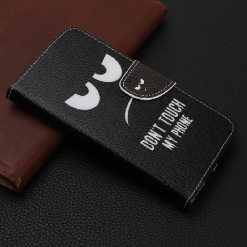 Folio-hoesje voor Xiaomi Mi 11 Lite 4G / 5G / 5G NE Raak Mijn Telefoon Niet Aan