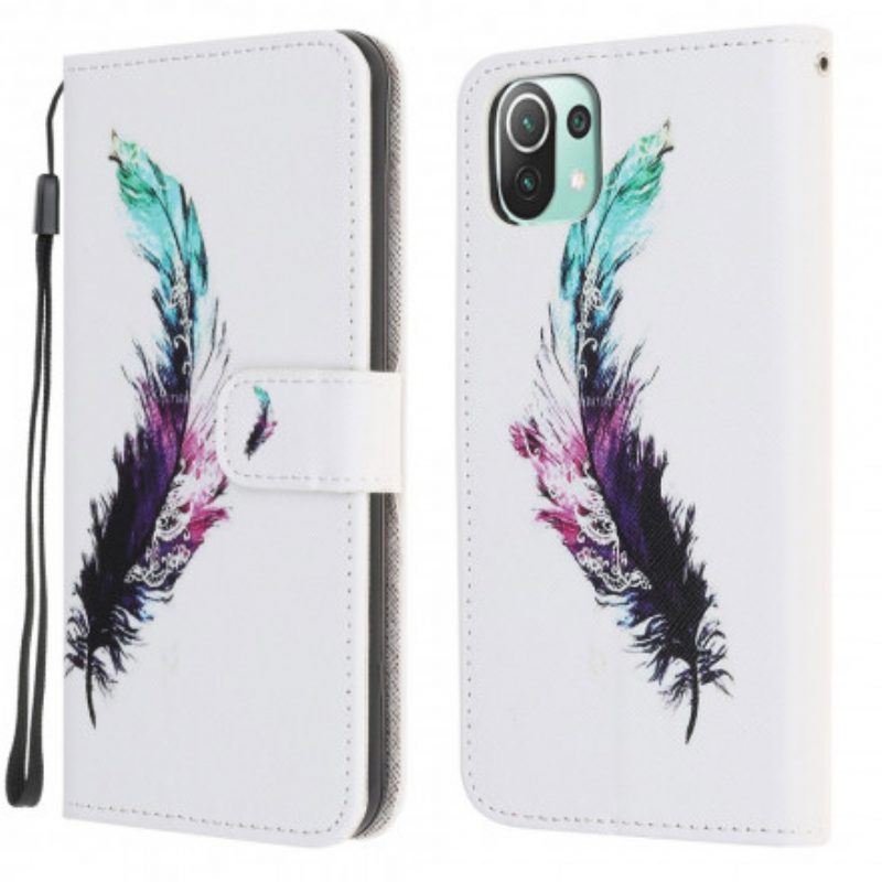 Folio-hoesje voor Xiaomi Mi 11 Lite 4G / 5G / 5G NE Veerkracht