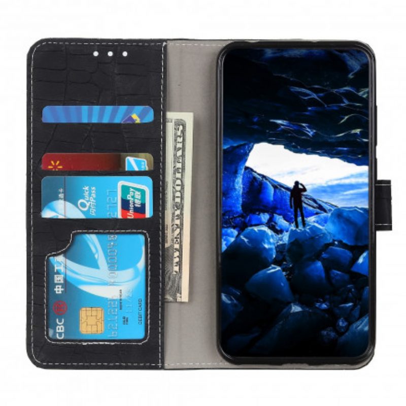 Leren Hoesje voor Poco F3 Krokodillen Kracht