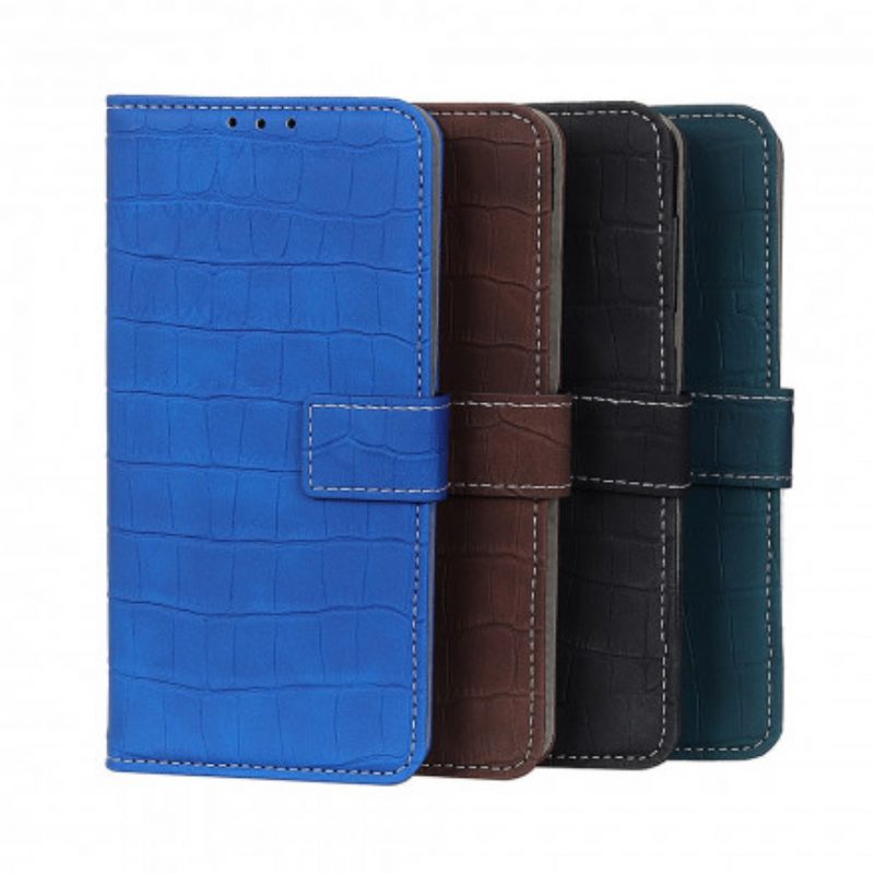 Leren Hoesje voor Poco F3 Krokodillen Kracht