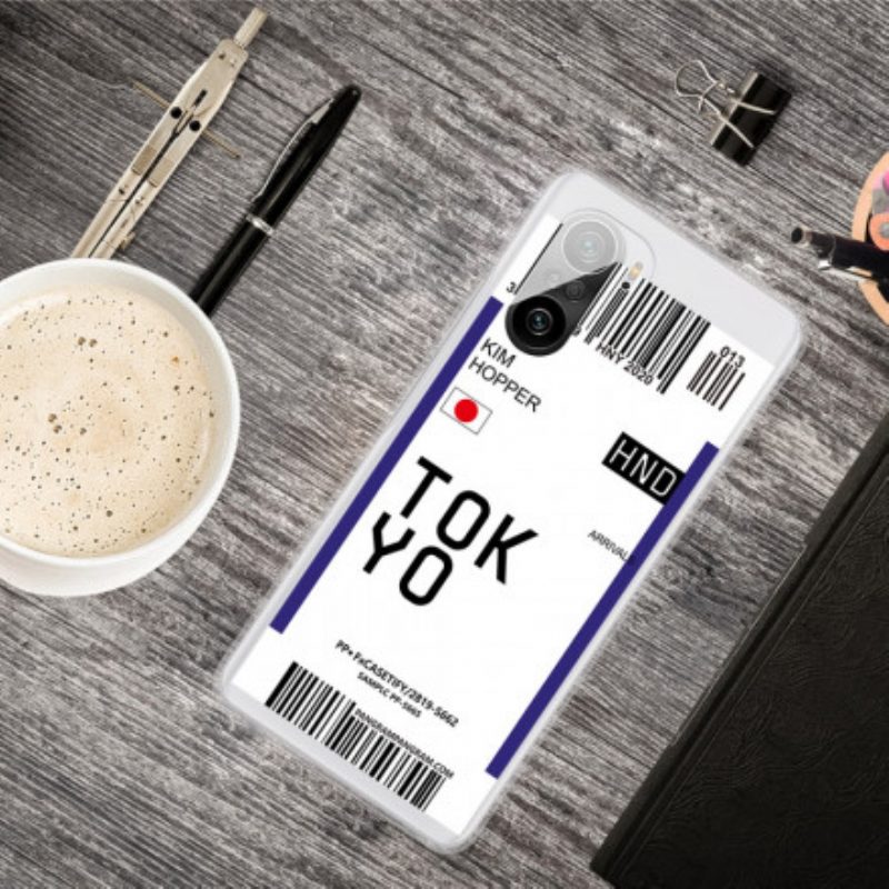 Telefoonhoesje voor Poco F3 Instapkaart Naar Tokio