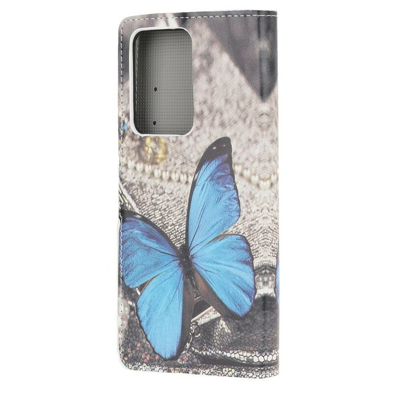 Folio-hoesje voor Samsung Galaxy Note 20 Ultra Intense Vlinders