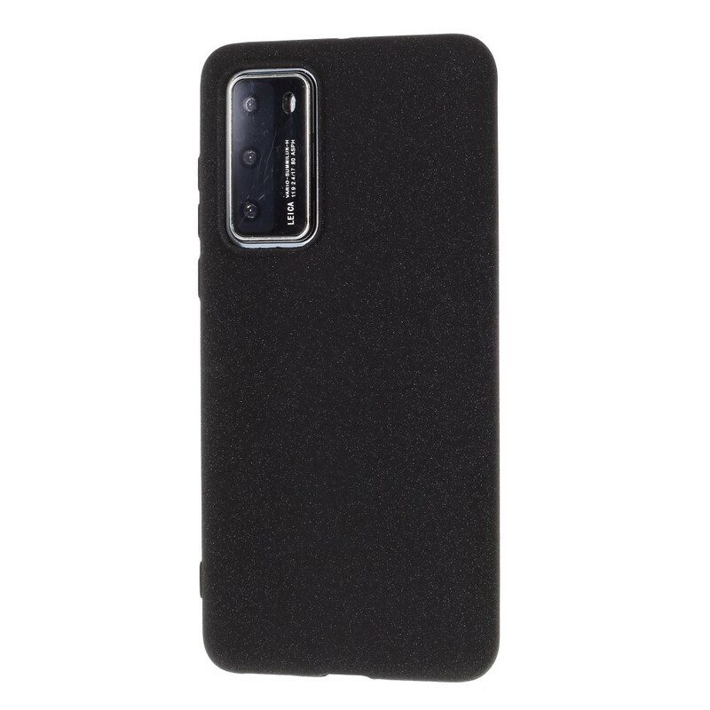 Hoesje voor Huawei P40 Mat Glitter