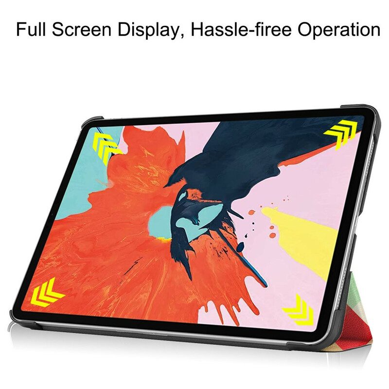 Bescherming Hoesje voor iPad Air (2022) (2020) Harlekijn
