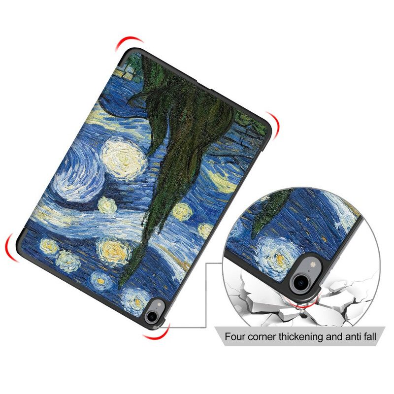 Bescherming Hoesje voor iPad Air (2022) (2020) Van Gogh