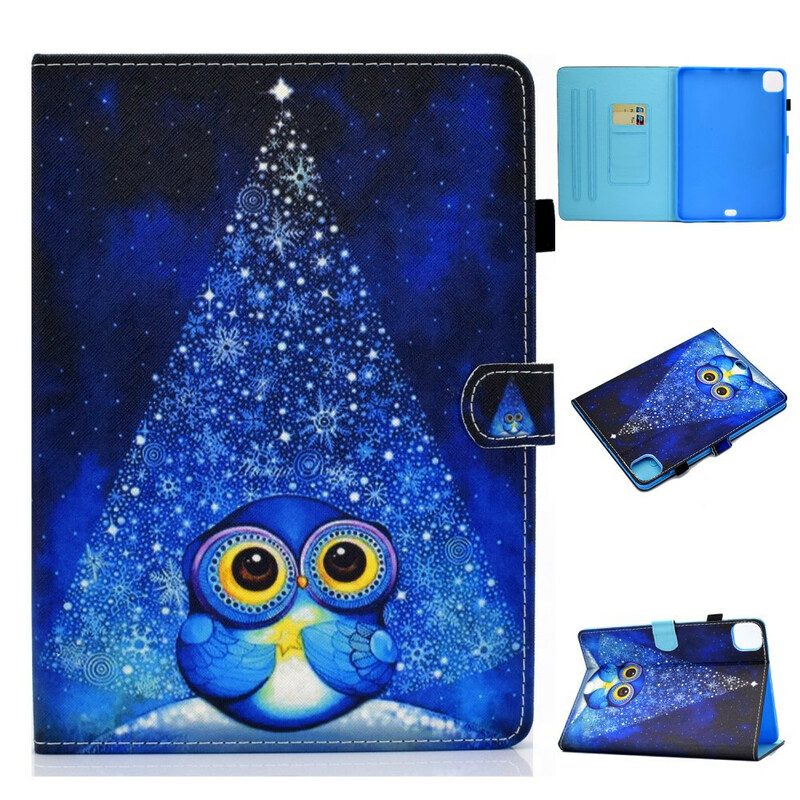 Folio-hoesje voor iPad Air (2022) (2020) Blauwe Uil