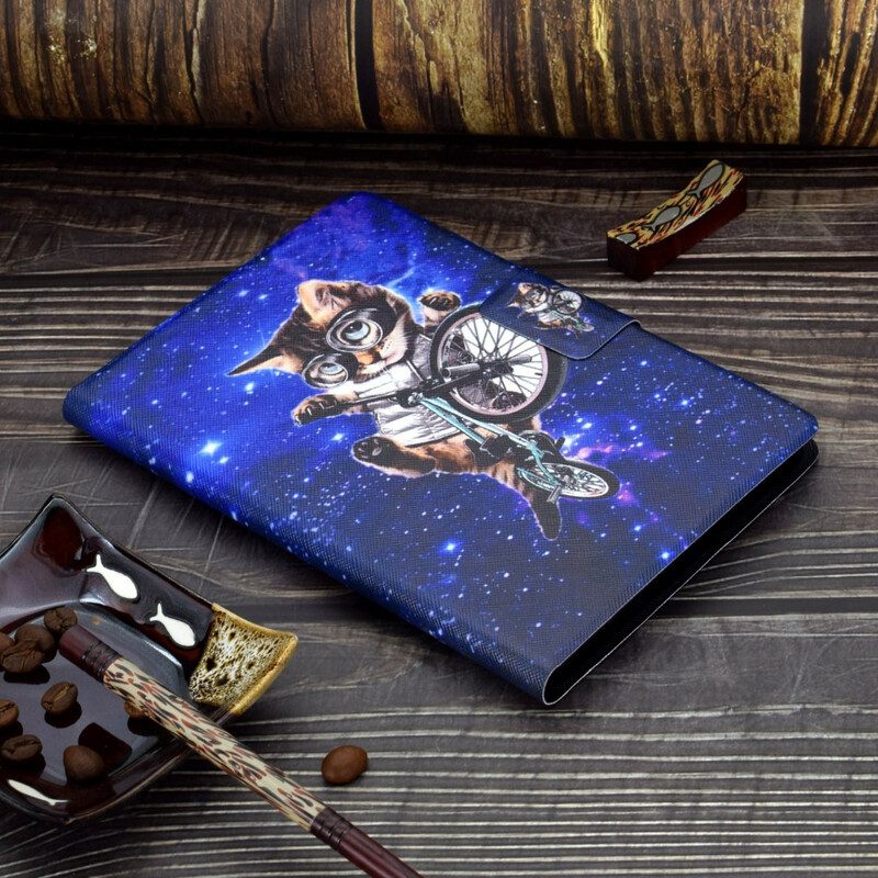 Folio-hoesje voor iPad Air (2022) (2020) Cyclo-kat