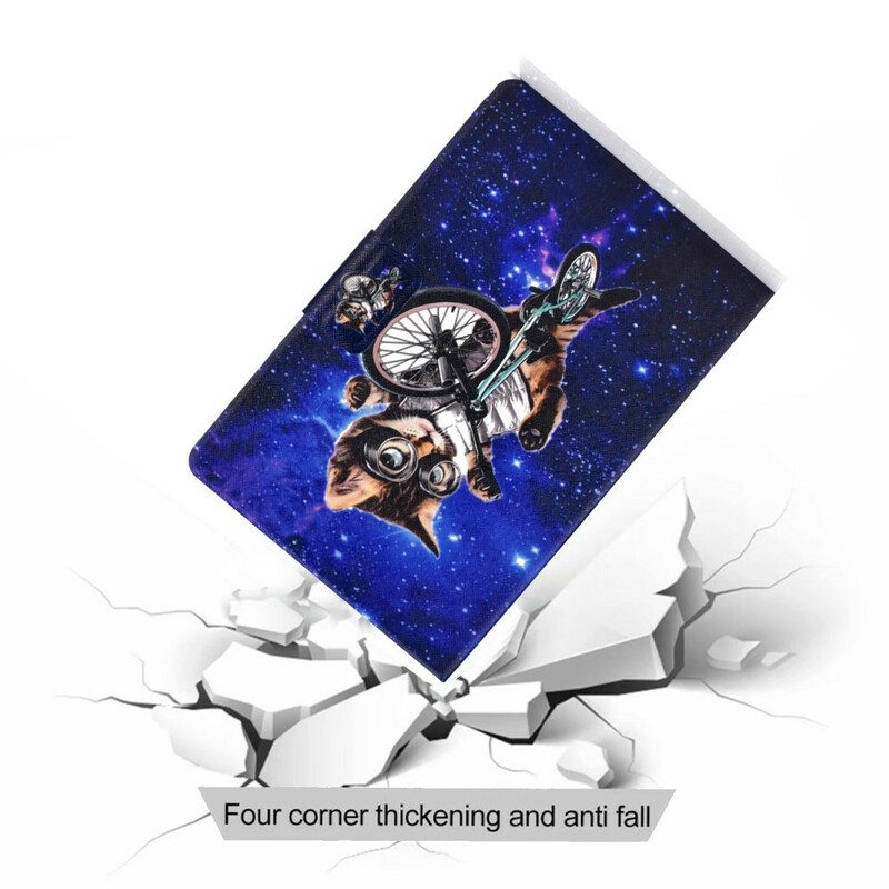 Folio-hoesje voor iPad Air (2022) (2020) Cyclo-kat