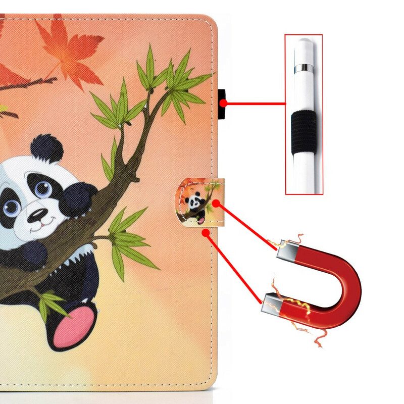 Folio-hoesje voor iPad Air (2022) (2020) Leuke Panda
