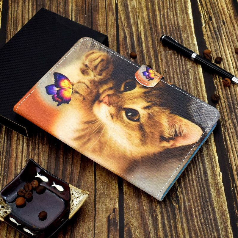 Folio-hoesje voor iPad Air (2022) (2020) Mijn Kitten En Vlinder