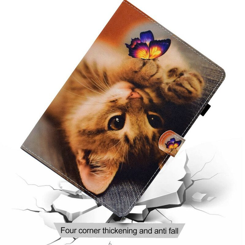 Folio-hoesje voor iPad Air (2022) (2020) Mijn Kitten En Vlinder