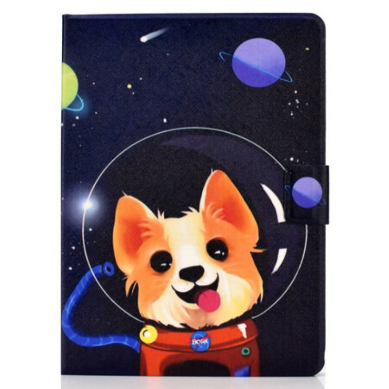 Leren Hoesje voor iPad Air (2022) (2020) Cosmo-hond