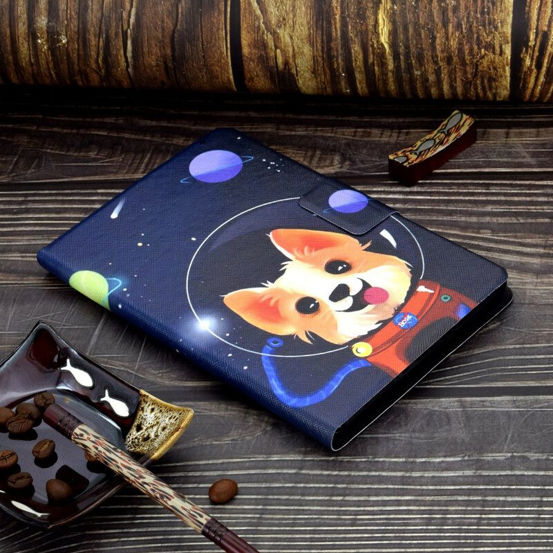 Leren Hoesje voor iPad Air (2022) (2020) Cosmo-hond
