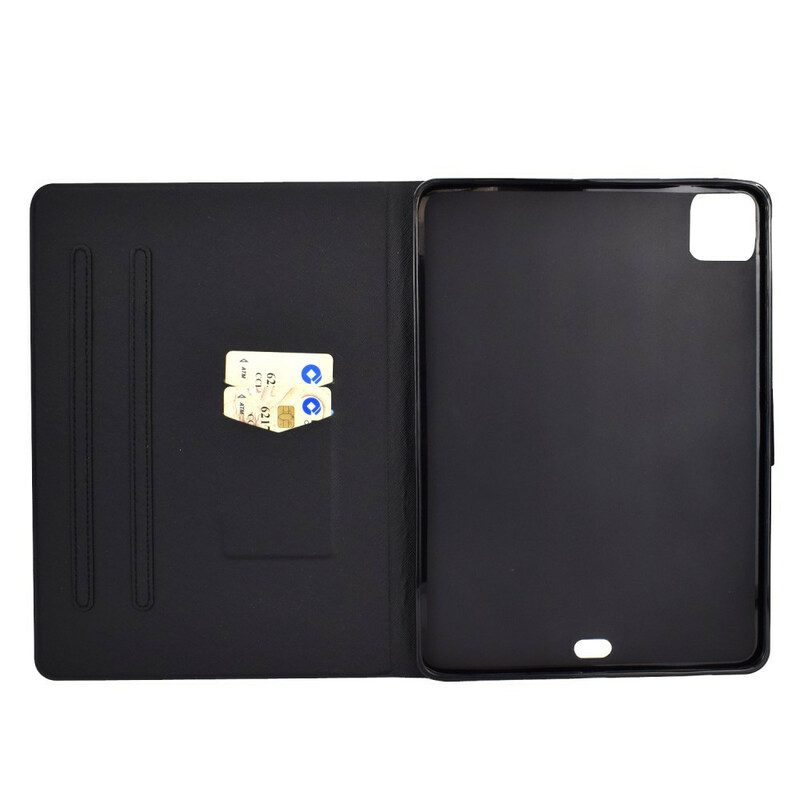 Leren Hoesje voor iPad Air (2022) (2020) Cosmo-hond