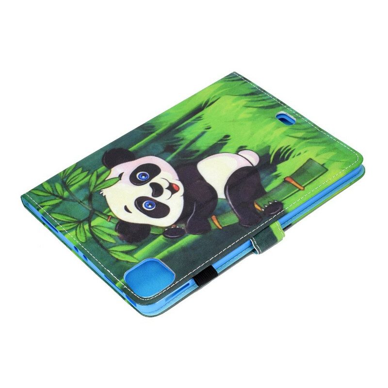 Leren Hoesje voor iPad Air (2022) (2020) Panda