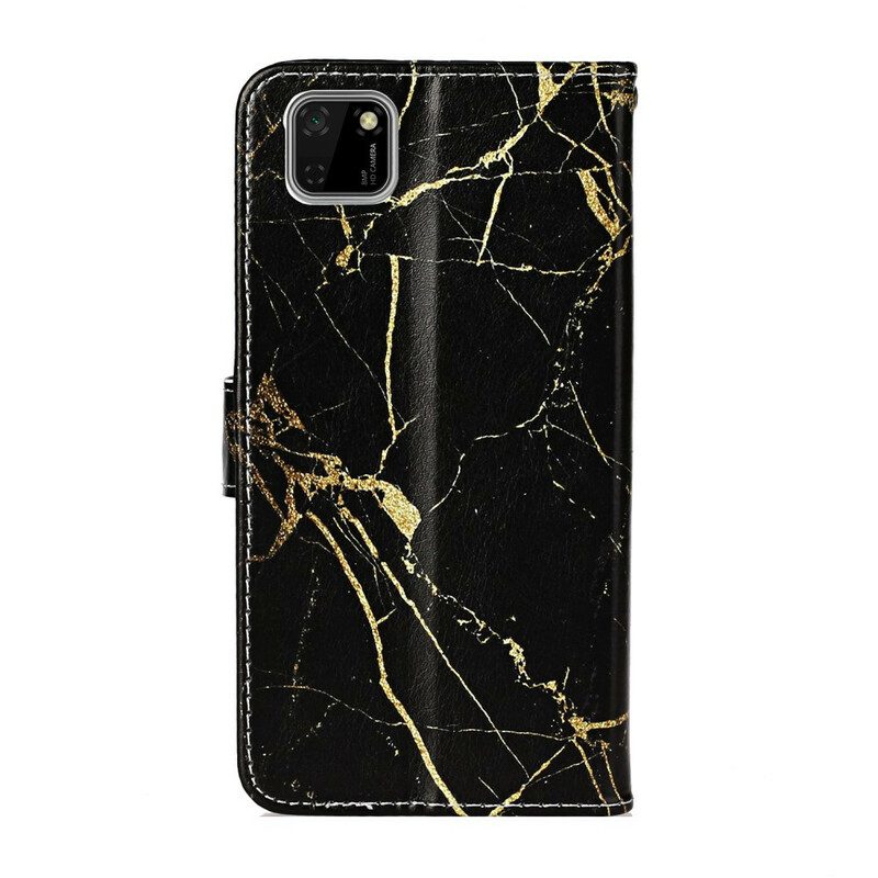Folio-hoesje voor Huawei Y5p Marmer