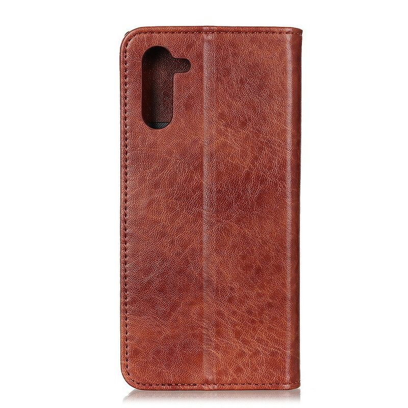 Bescherming Hoesje voor OnePlus Nord Folio-hoesje Stijl Leer Soberheid