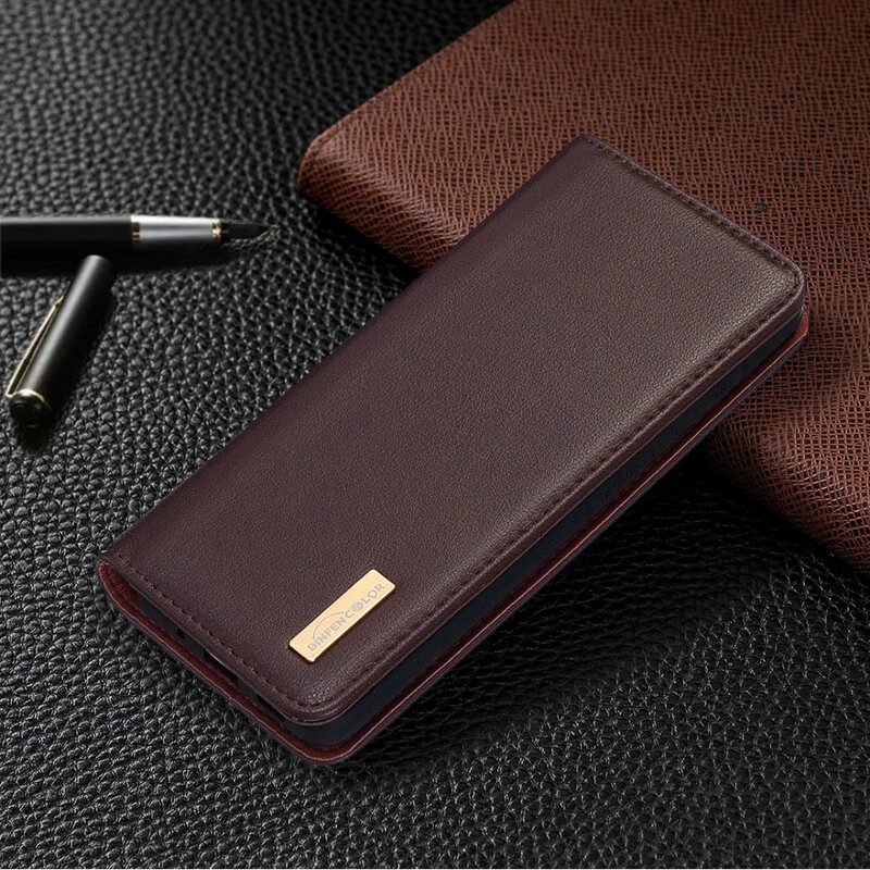 Hoesje voor Samsung Galaxy S20 Folio-hoesje Afneembaar Echt Leer