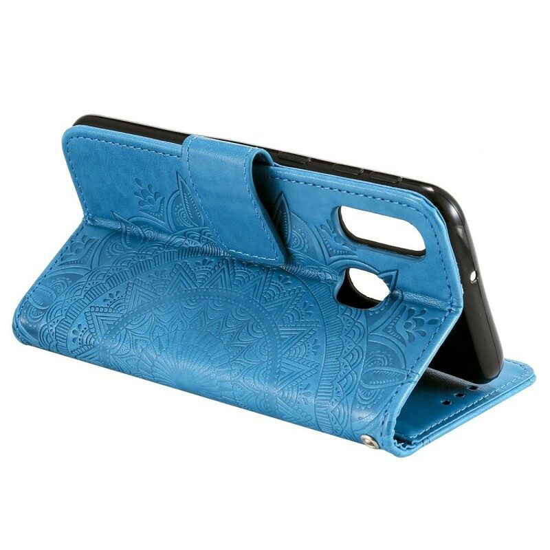 Folio-hoesje voor Samsung Galaxy A40 Zon Mandala