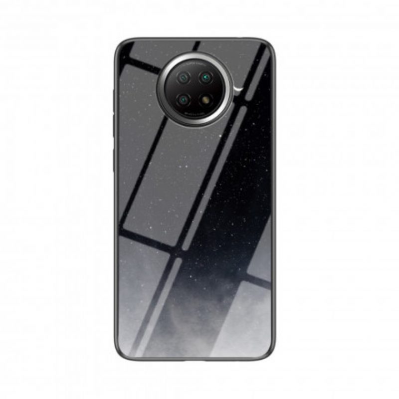 Hoesje voor Xiaomi Redmi Note 9T Sterrenhemel Gehard Glas