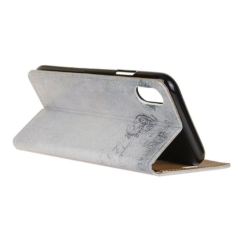 Flip Case voor Xiaomi Redmi 9A Reiziger Kat