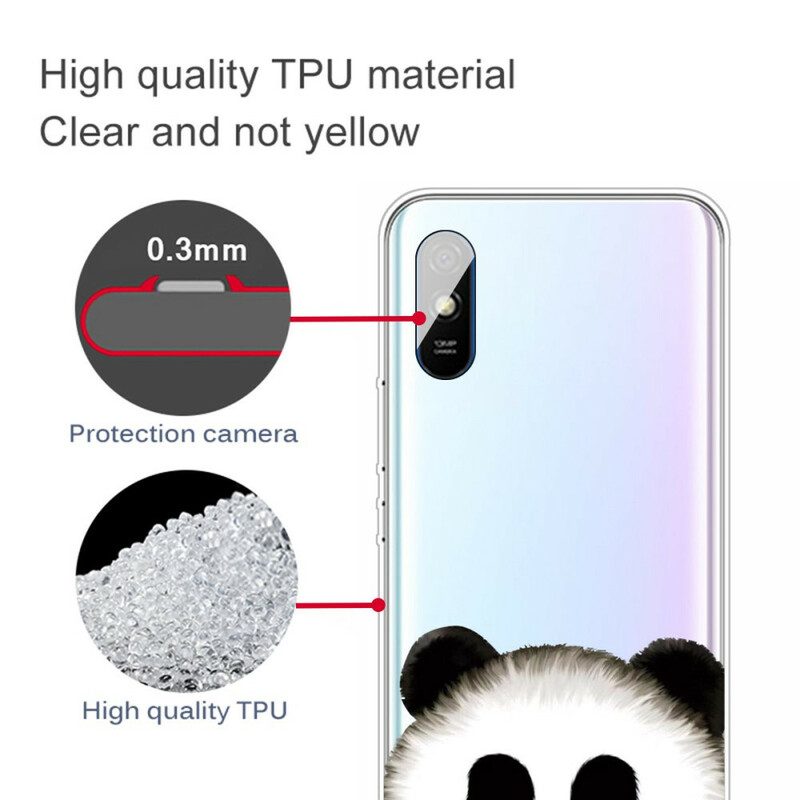Hoesje voor Xiaomi Redmi 9A Naadloze Panda