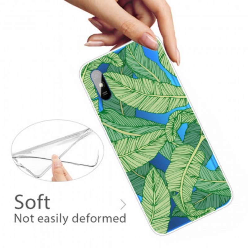 Telefoonhoesje voor Xiaomi Redmi 9A Gebladerte