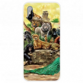 Telefoonhoesje voor Xiaomi Redmi 9A Safari-dieren