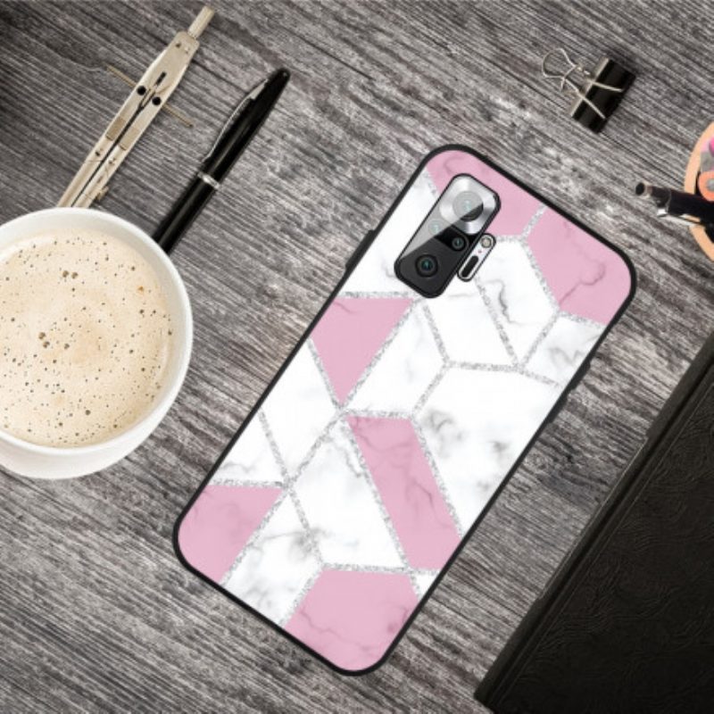 Hoesje voor Xiaomi Redmi Note 10 Pro Glitter Marmer