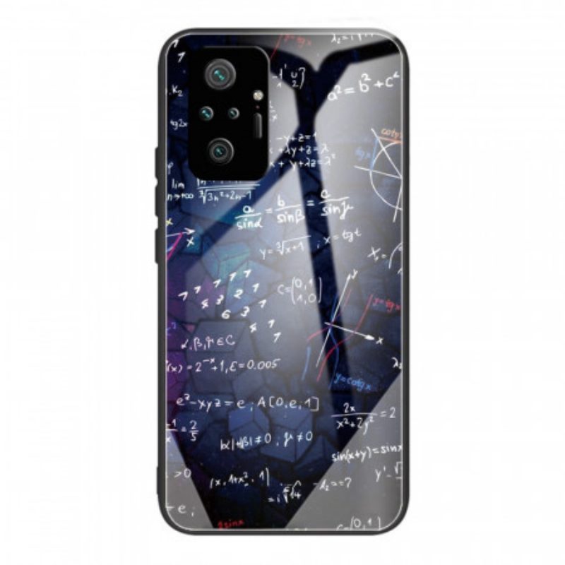 Hoesje voor Xiaomi Redmi Note 10 Pro Wiskundige Berekeningen Van Gehard Glas