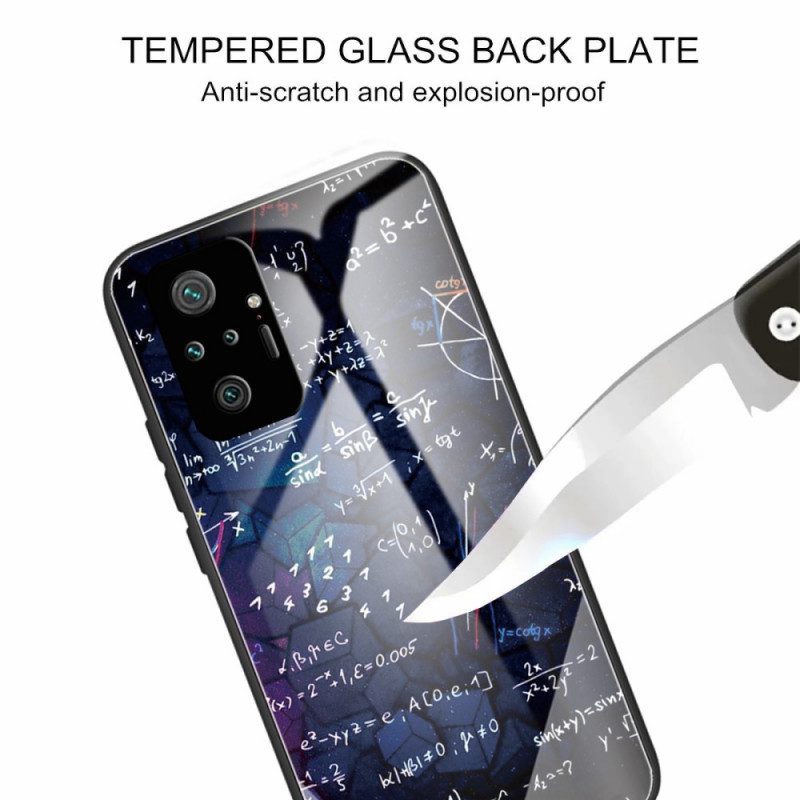 Hoesje voor Xiaomi Redmi Note 10 Pro Wiskundige Berekeningen Van Gehard Glas