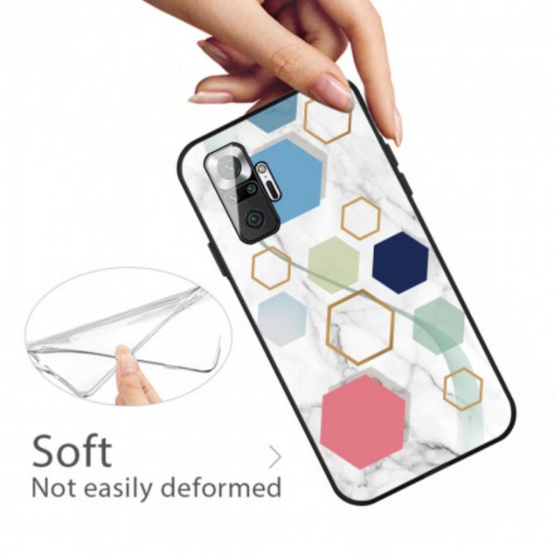 Telefoonhoesje voor Xiaomi Redmi Note 10 Pro Premium Marmer