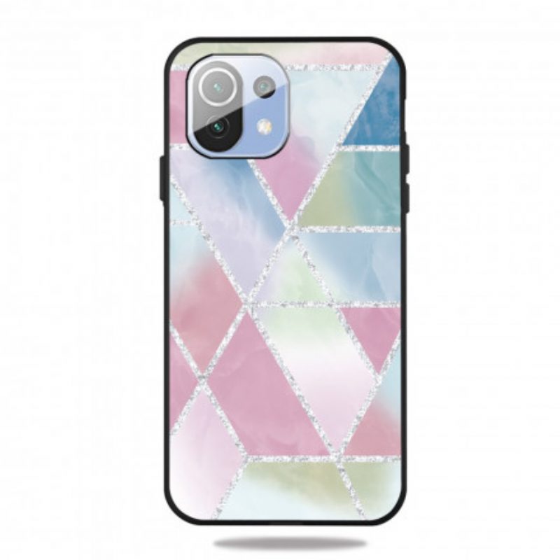 Hoesje voor Xiaomi Mi 11 Pro Glitter Marmer