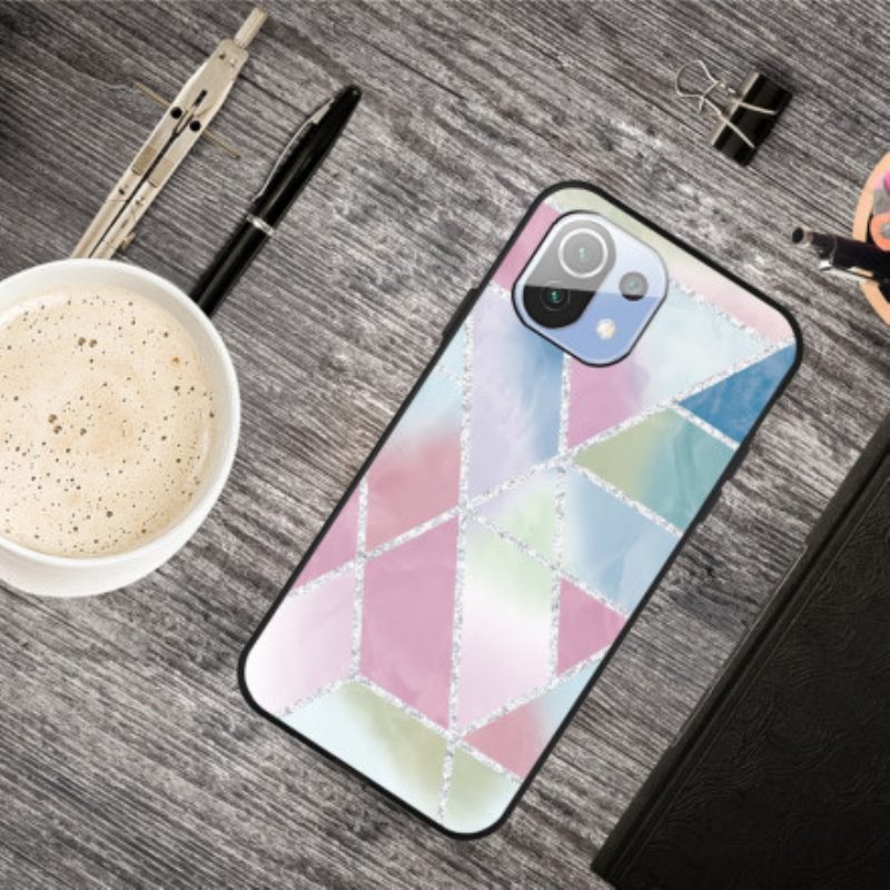 Hoesje voor Xiaomi Mi 11 Pro Glitter Marmer