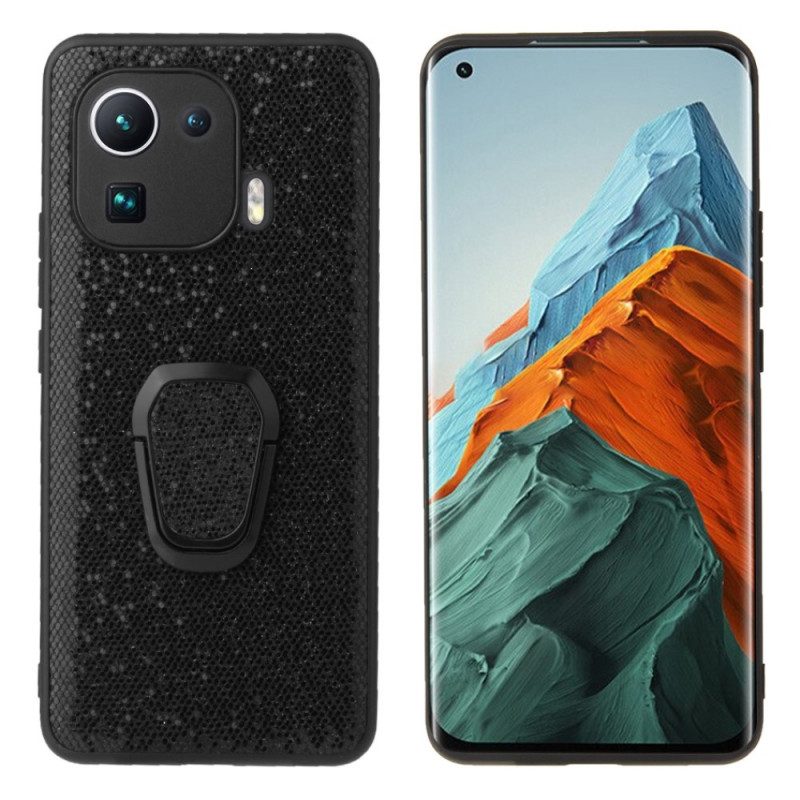 Hoesje voor Xiaomi Mi 11 Pro Glitter Ringbeugel