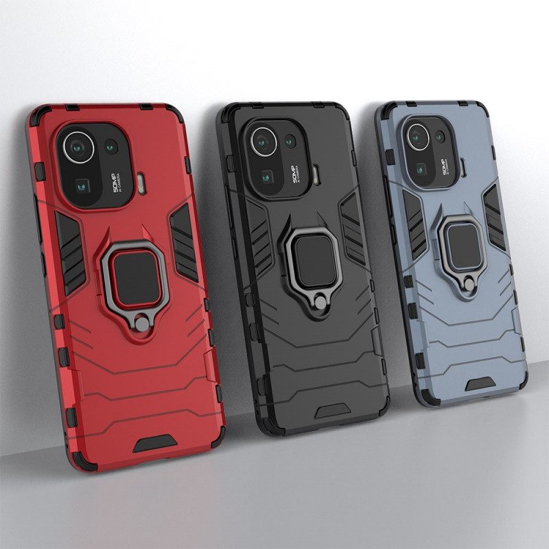 Hoesje voor Xiaomi Mi 11 Pro Ringbestendig