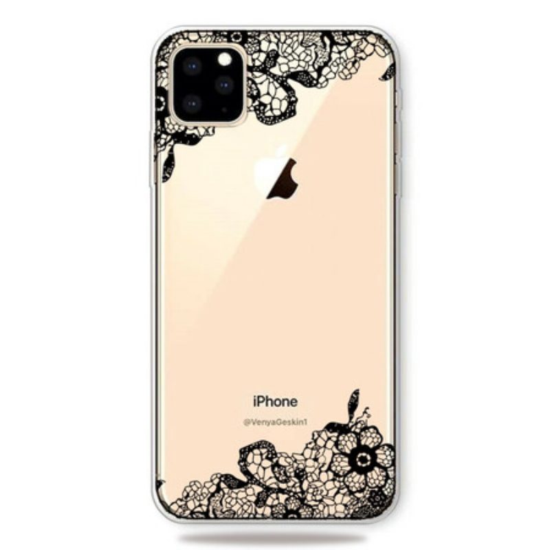 Hoesje voor iPhone 11 Pro Fijne Kant