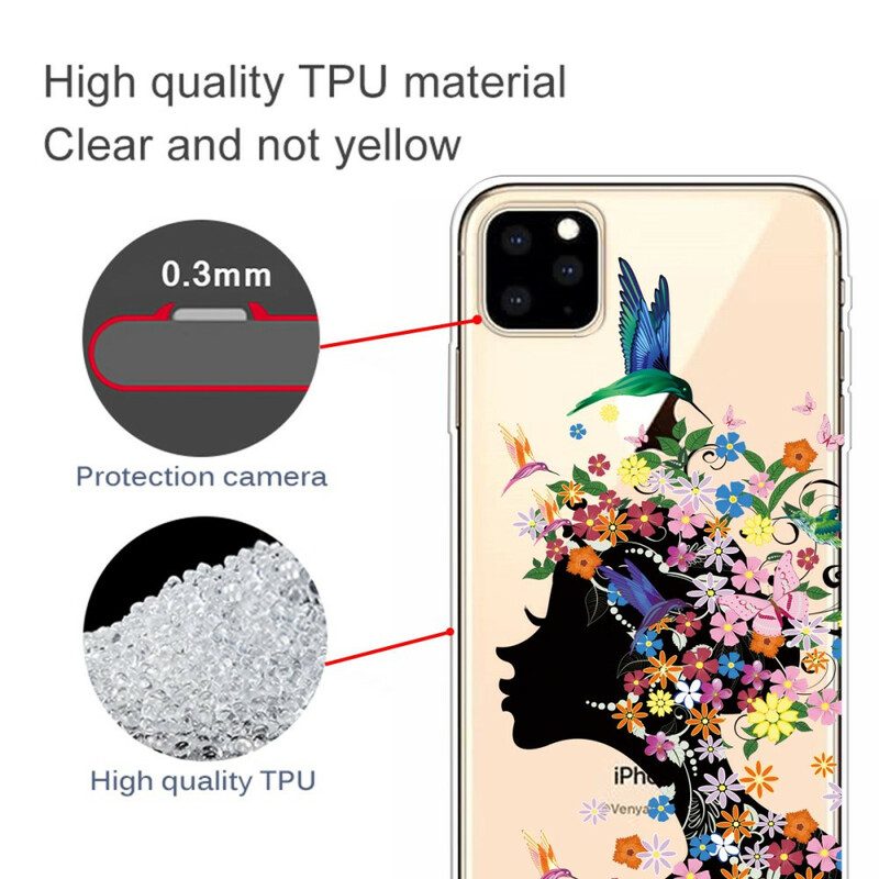 Hoesje voor iPhone 11 Pro Mooi Bloemhoofd