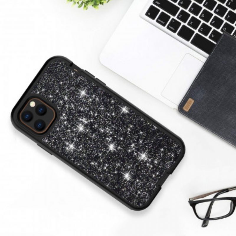Telefoonhoesje voor iPhone 11 Pro Glitter Hybride