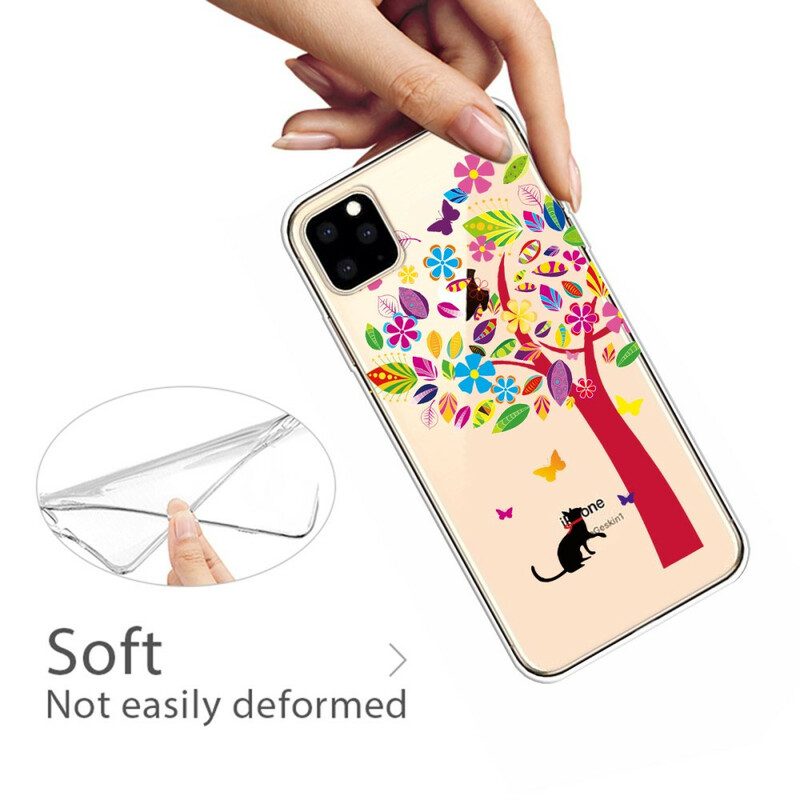Telefoonhoesje voor iPhone 11 Pro Kat Onder De Boom