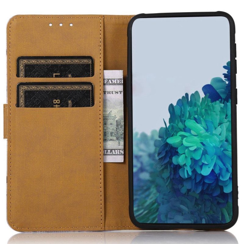 Leren Hoesje voor Poco X4 GT Reiziger Kat