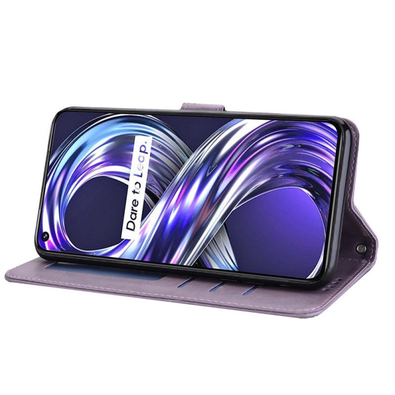 Folio-hoesje voor Realme 8i Boom En Herten