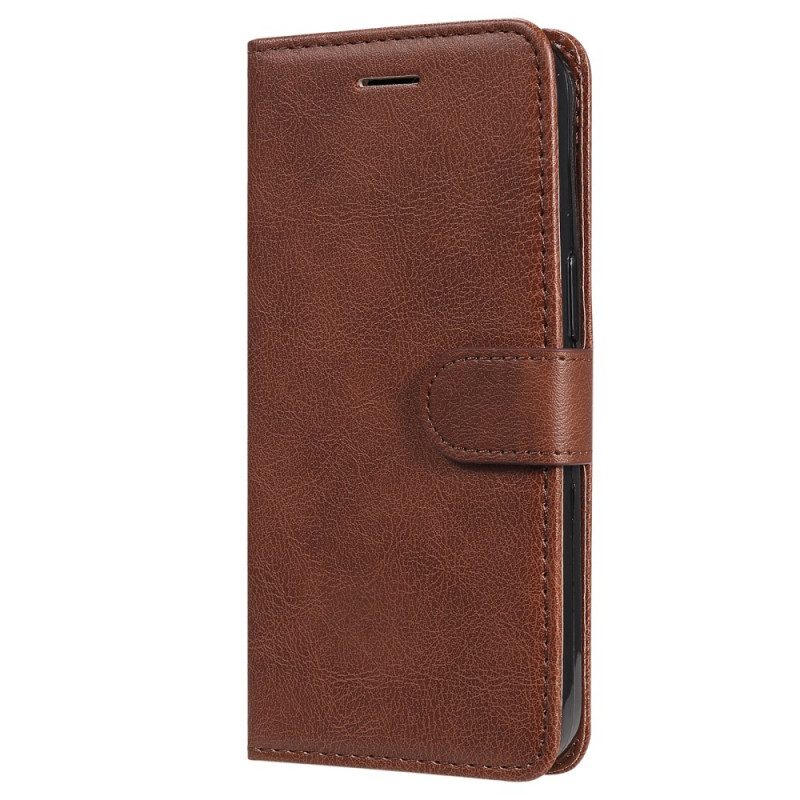 Folio-hoesje voor Realme 8i Met Ketting Strappy Leereffect