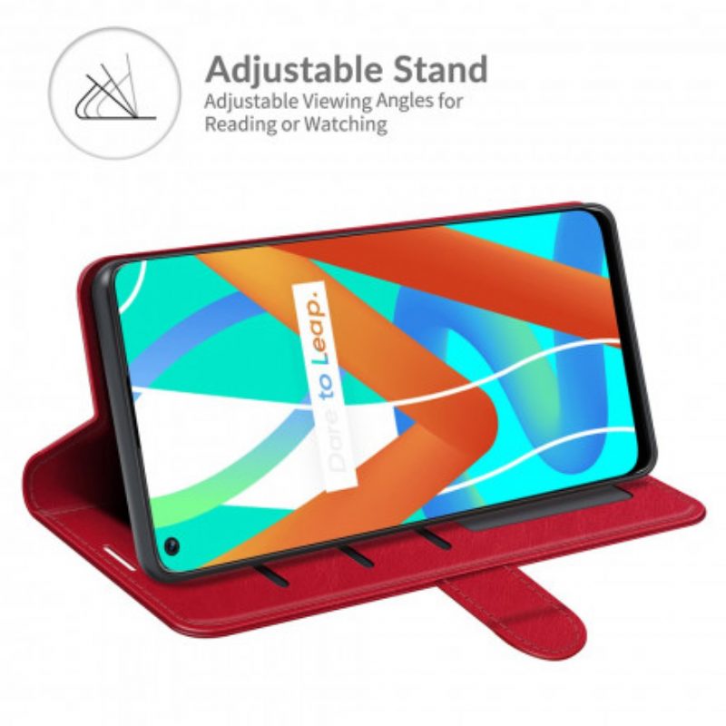 Folio-hoesje voor Realme 8 5G Ultra Kunstleer