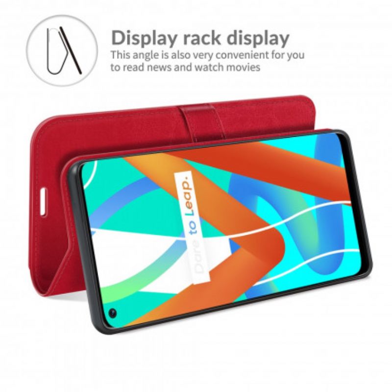 Folio-hoesje voor Realme 8 5G Ultra Kunstleer