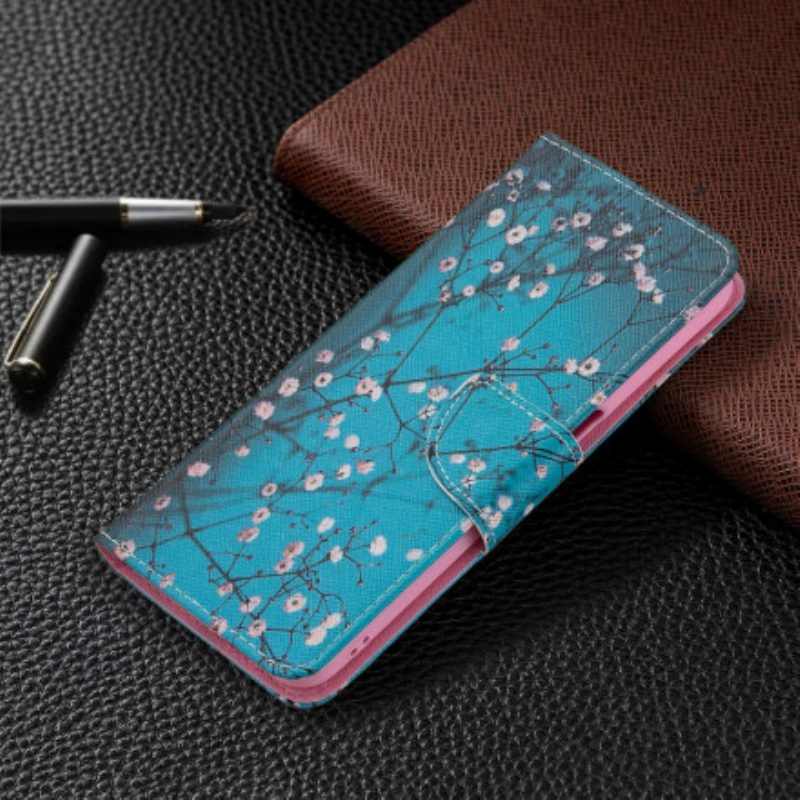 Leren Hoesje voor Realme 8 5G Bloeiende Tak
