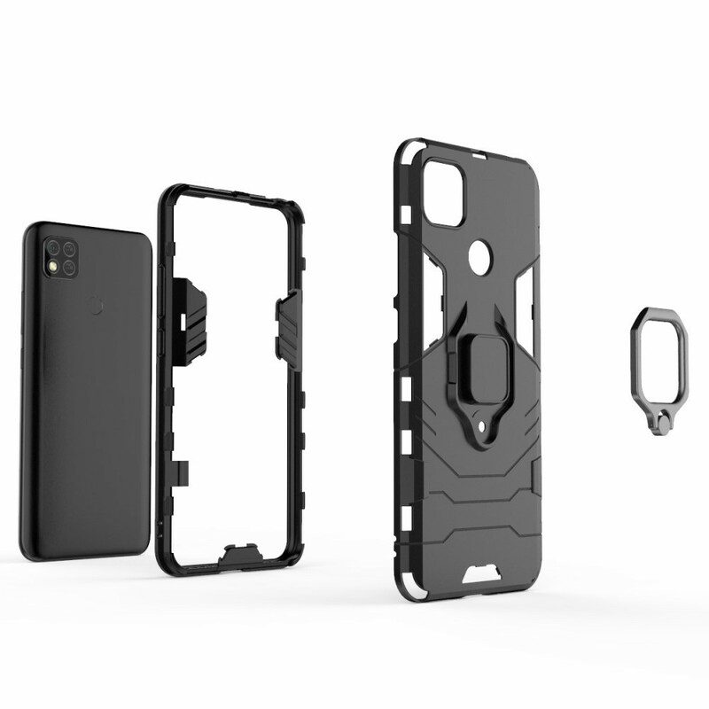 Telefoonhoesje voor Xiaomi Redmi 9C Ringbestendig