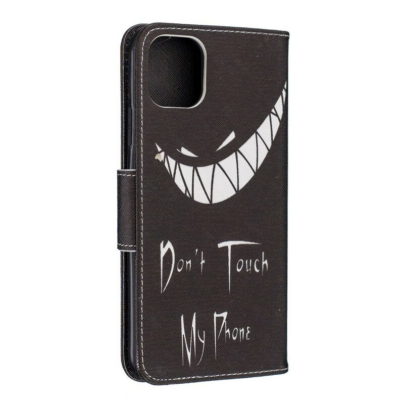 Folio-hoesje voor iPhone 11 Pro Max Duivels Telefoon
