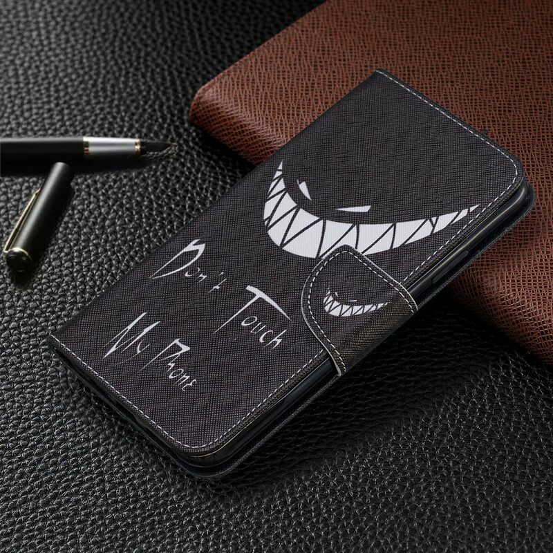 Folio-hoesje voor iPhone 11 Pro Max Duivels Telefoon