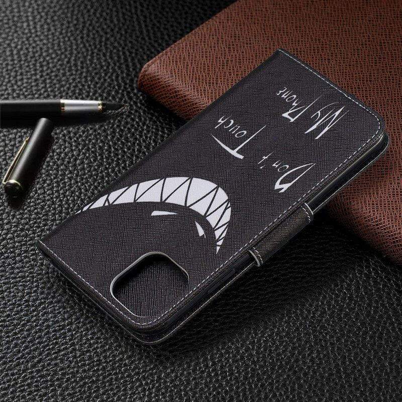 Folio-hoesje voor iPhone 11 Pro Max Duivels Telefoon